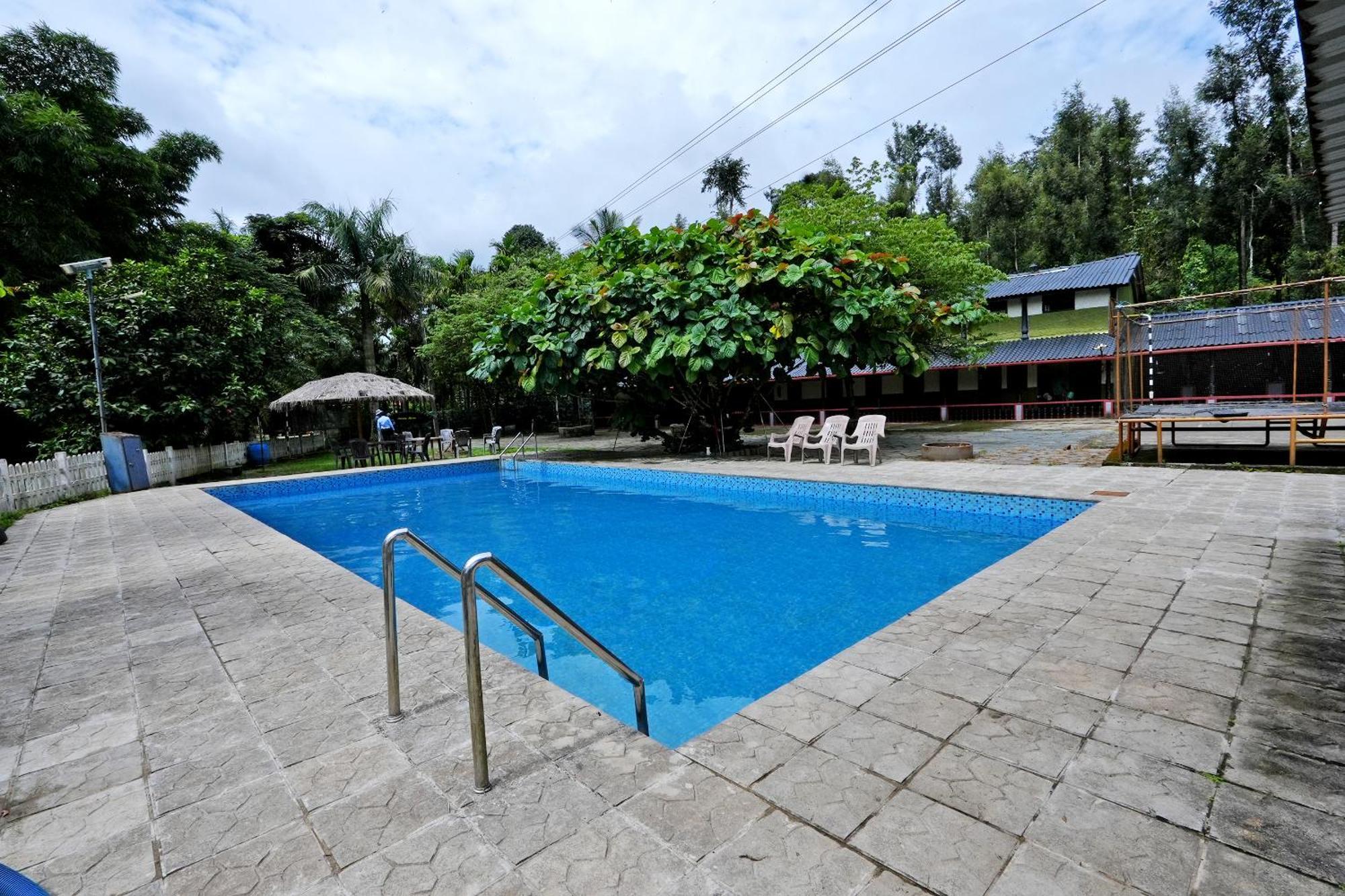 Leisure Homestay - Pool, Boating, Zipline, Home Food, Estate Chikmagalūr Exterior foto